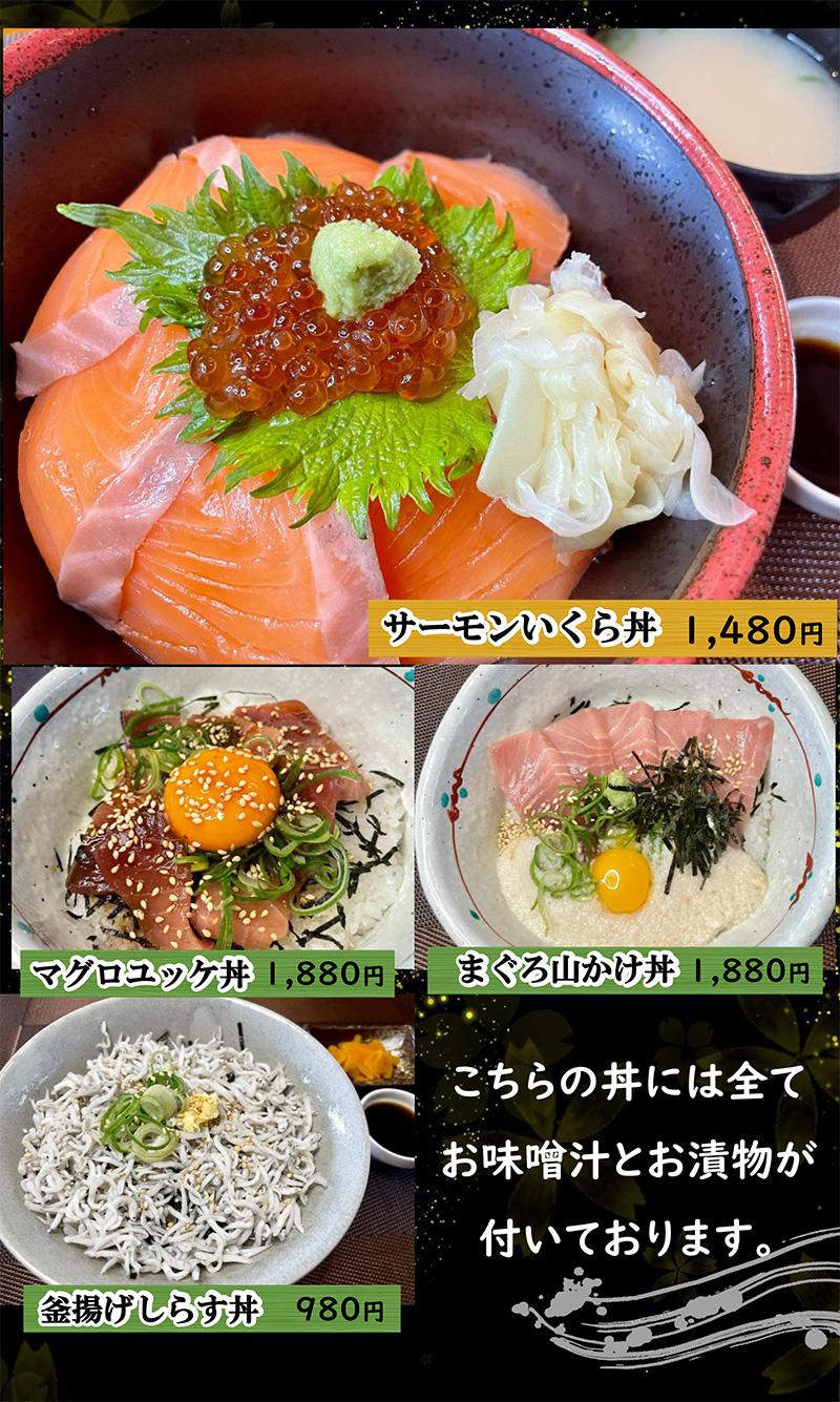 丼ぶり・カレー・麺
